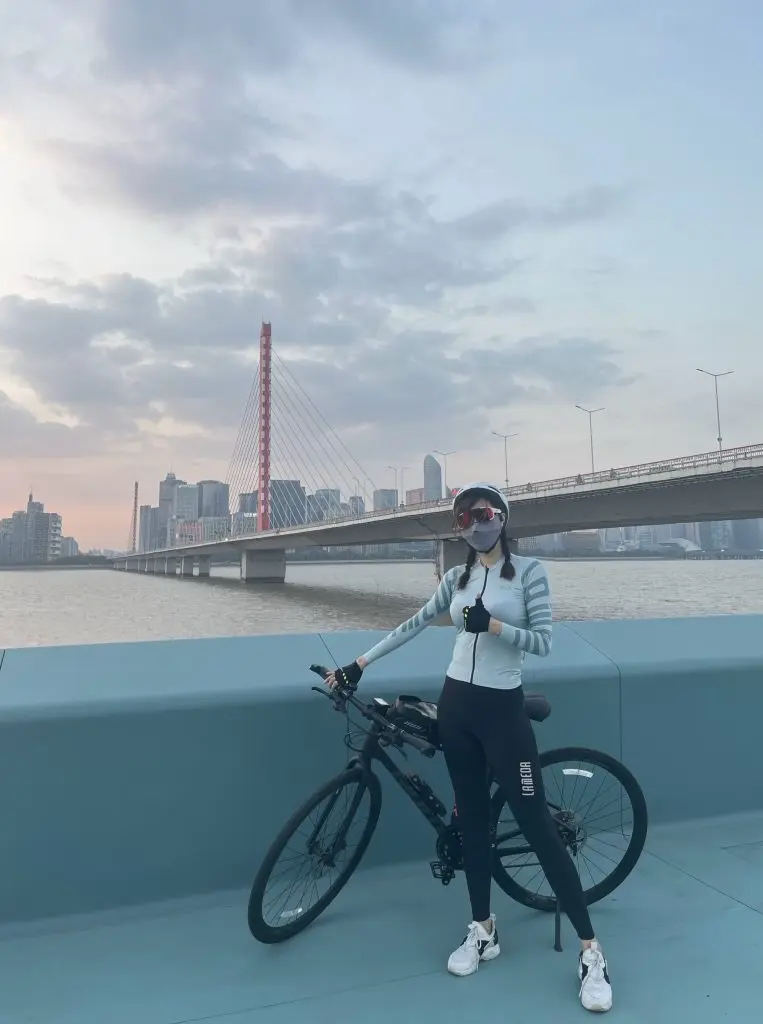 兰帕达lameda薄长袖骑行服女套装专业背带长裤公路自行车衣