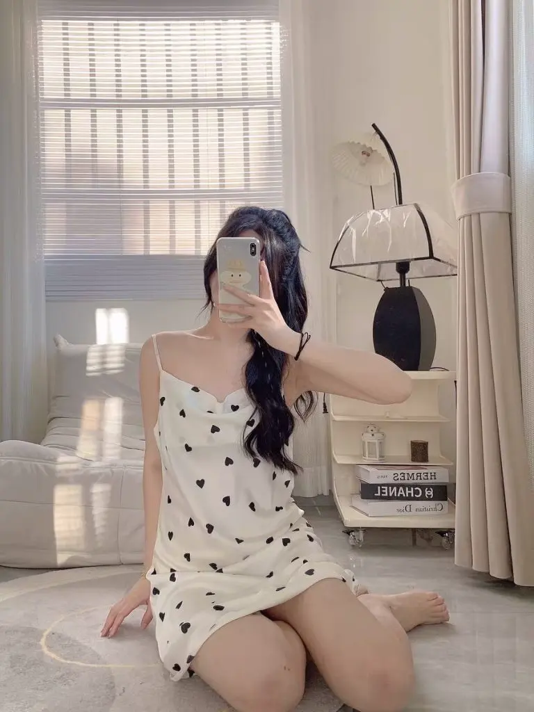 [南极人]荡领吊带性感睡裙女士夏季夏天冰丝连衣裙睡衣女生家居服