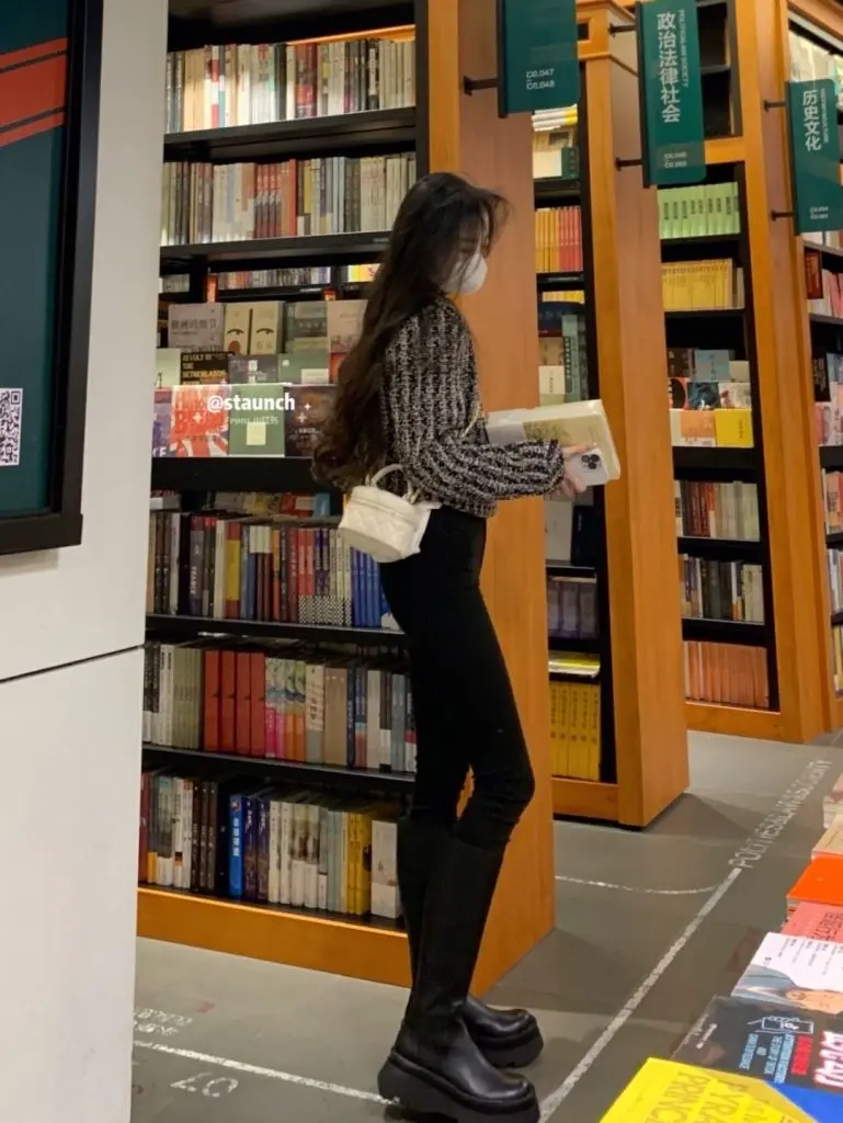 [兮诺雪]黑灰色紧身牛仔裤女高腰显瘦显高黑色小个子小脚铅笔裤秋