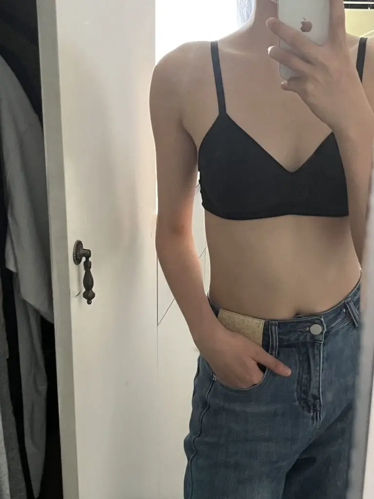 本质心创小糯条小胸聚拢支撑文胸内衣女套装薄款性感无痕无钢圈