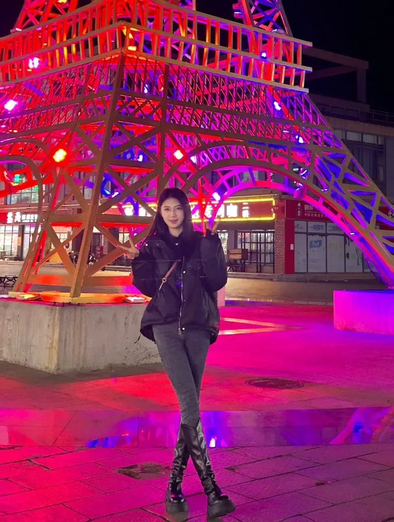 [雨薇]从暮 加绒牛仔裤女秋冬高腰显瘦加长175高个子超长紧身铅笔小脚裤