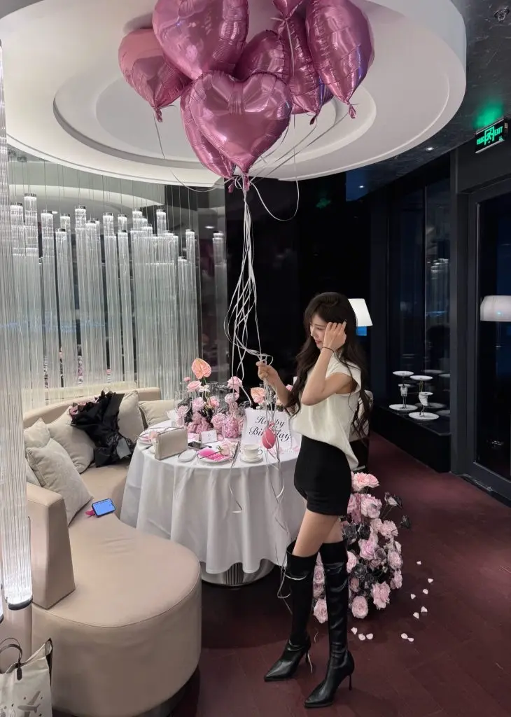 [Chill巧儿]被问爆了秋冬战靴显瘦7cm弹力靴子pu皮气质尖头过膝靴