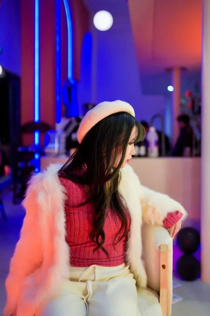 [YUYUE COLLECTION]愉悦方领喇叭长袖针织打底衫女秋冬韩系薄款修身短款内搭上衣