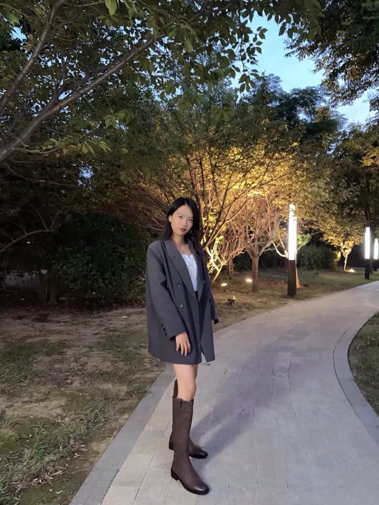 [斯慕琳]意大利高级感牛皮不过膝高筒长靴气质显瘦骑士靴方头高跟靴子女款