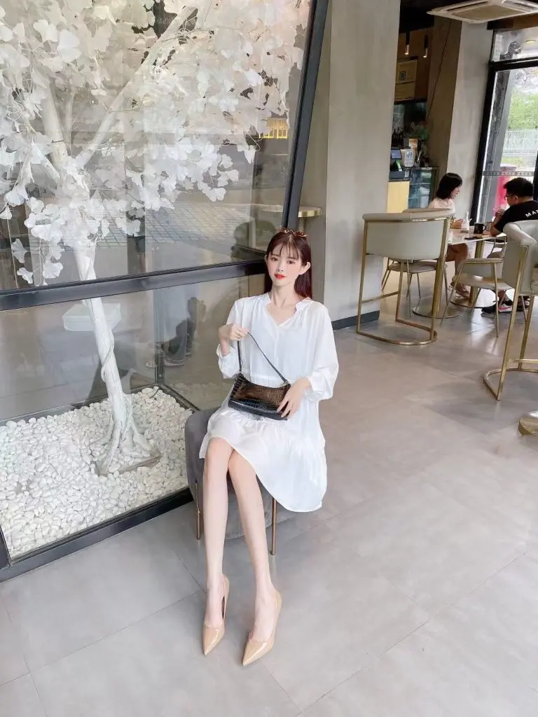 [艾尚韩风]秋季单鞋女裸色高跟鞋女细跟尖头性感法式少女浅口鞋百搭