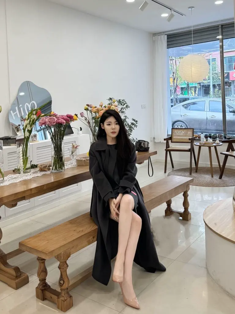 [红镜Red Mirror]裸色高跟鞋女红底细跟单鞋真皮百搭气质女鞋41-43不累脚