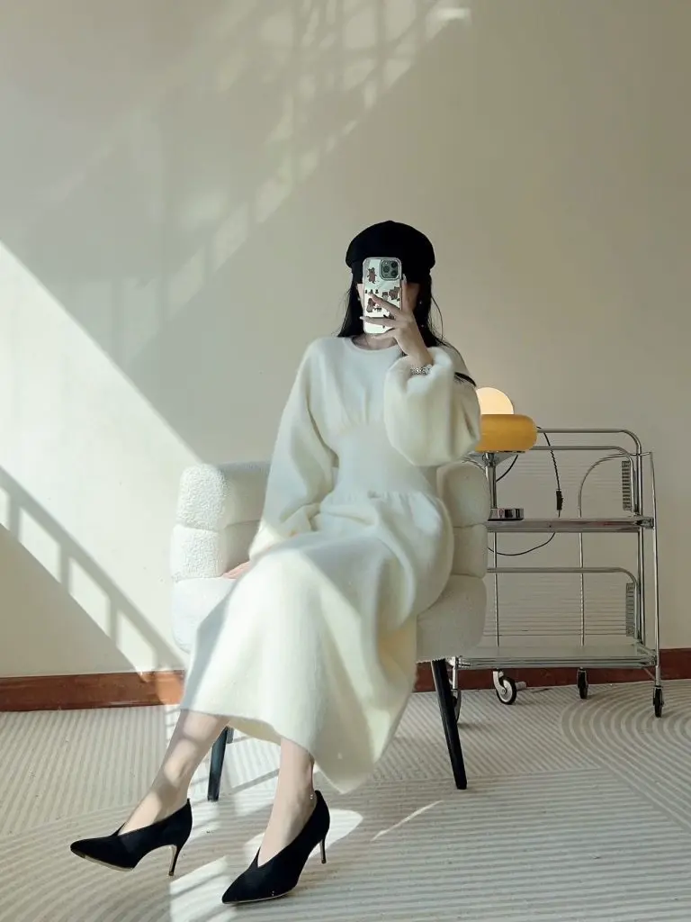 [BVPY]女鞋法式气质尖头高跟鞋女细跟不累脚黑色浅口单鞋