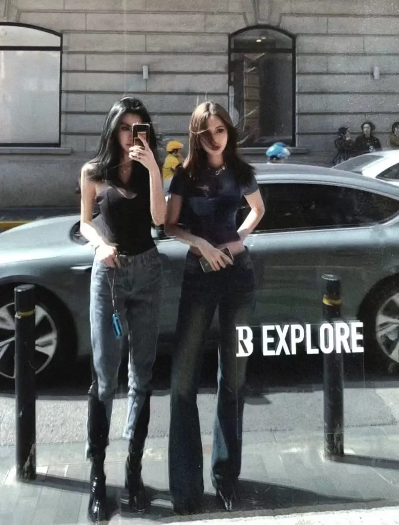 [SOJIOXI索娇希]肯豆同款高跟短靴女黑色高跟鞋秋冬粗跟瘦瘦靴