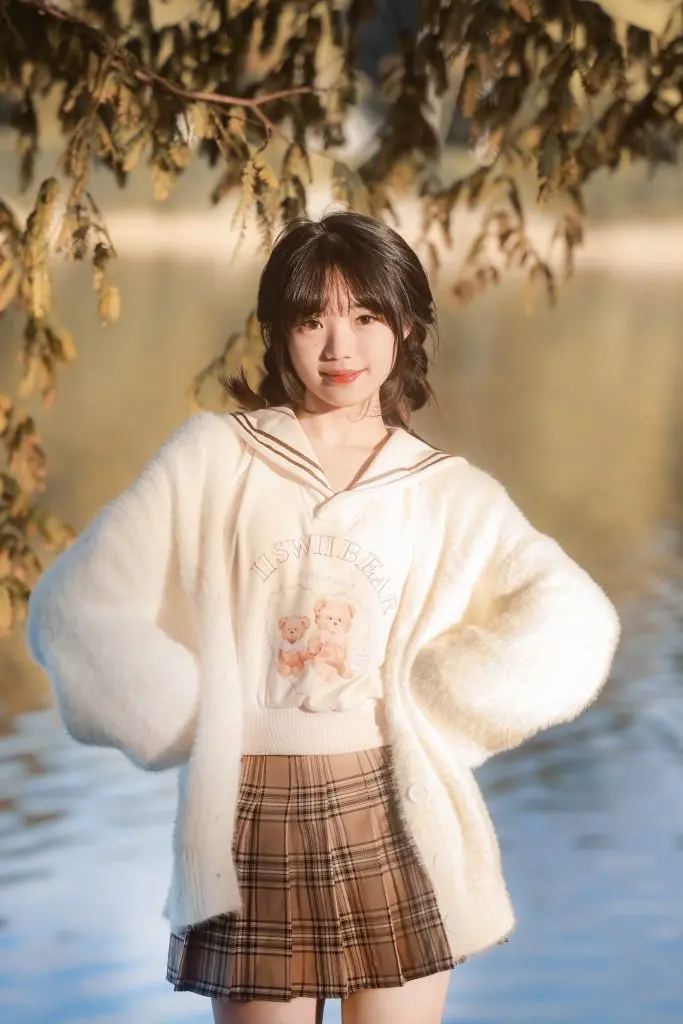 [安露曼]格子百褶裙半身裙女夏显瘦a字短裙裤春秋高腰小个子甜酷辣妹裙子