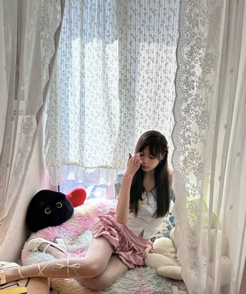 [夜间教习室]白色丝袜女春秋纯欲防勾丝法式复古绑带白丝jk连裤袜子