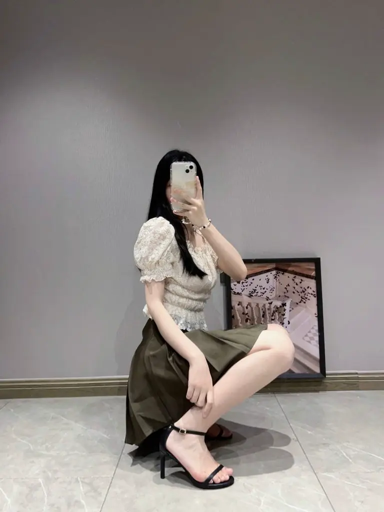 [达芙妮Daphne]羊皮垫凉鞋女款夏季网红性感一字带高跟鞋女鞋细跟