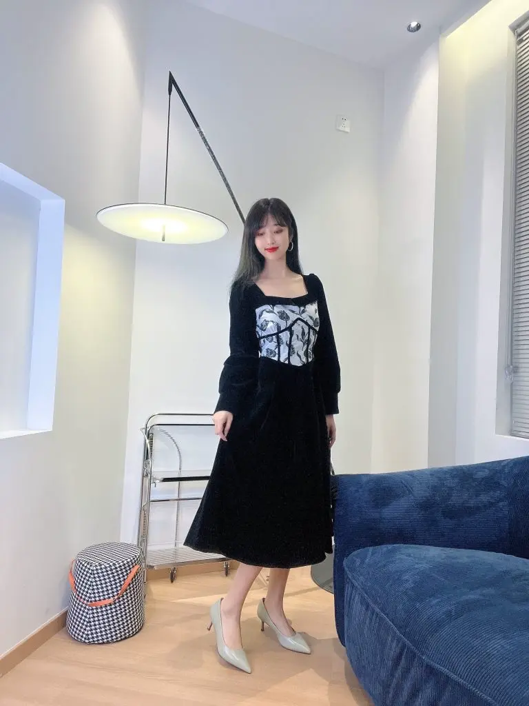 【静音系列】千百度四季漆皮单鞋裸色高跟鞋粉色真皮女鞋通勤