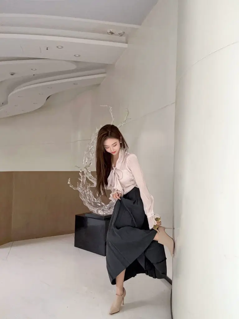 [奇缘时尚]高跟鞋女细跟尖头深口单鞋网红侧拉链时尚百搭女鞋