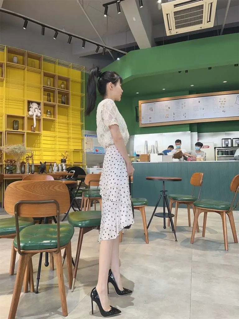 [Namekaren/娜美佳人]尖头高跟鞋女细跟春季浅口性感单鞋欧美黑色久站不累脚女鞋