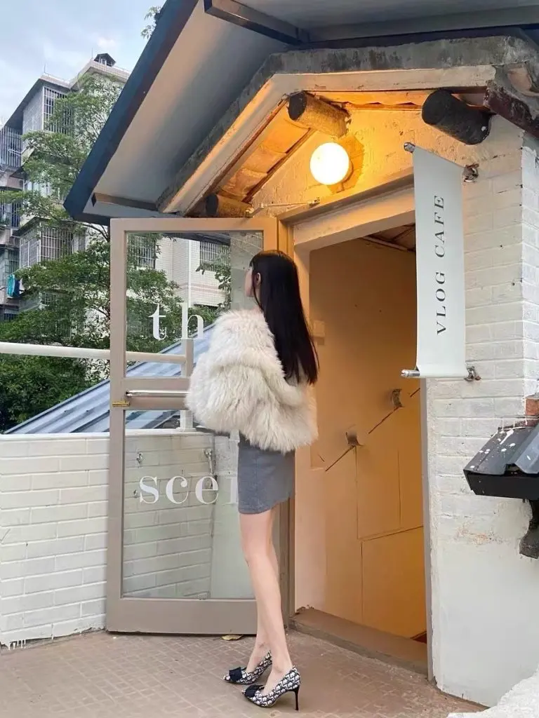 [玛莉琪]高级感黑色高跟鞋女法式设计感小众尖头细跟气质单鞋女