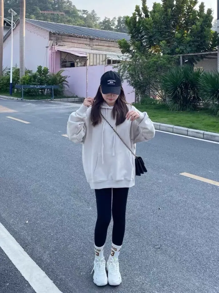 [小町美衣]美拉德穿搭卡其高腰打底裤女春秋提臀韩系lulu新色健身运动瑜伽裤