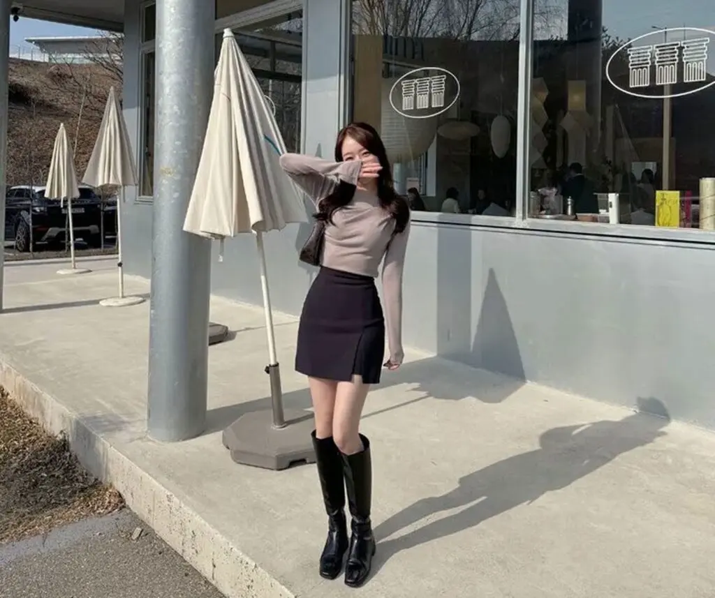 [25plus女孩]包臀裙半身裙女紧身弹力OL超高腰职业西装短裙性感一步裙