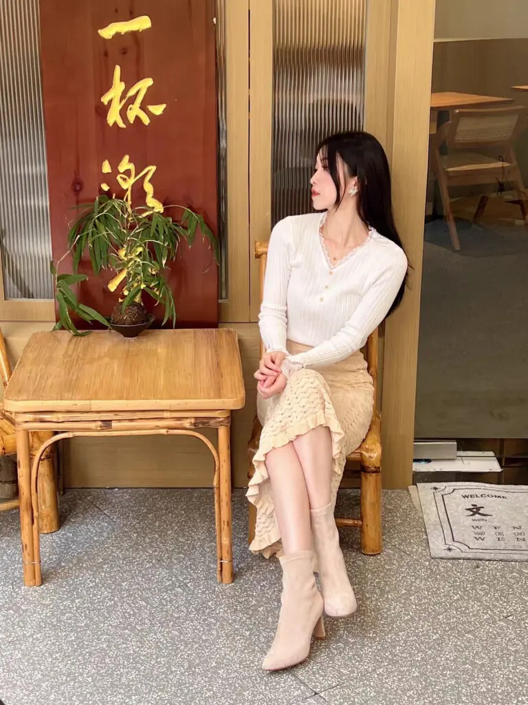 [女鞋时代]弹力袜靴女绒面瘦瘦靴短靴女春秋马丁靴女高跟粗跟单靴子