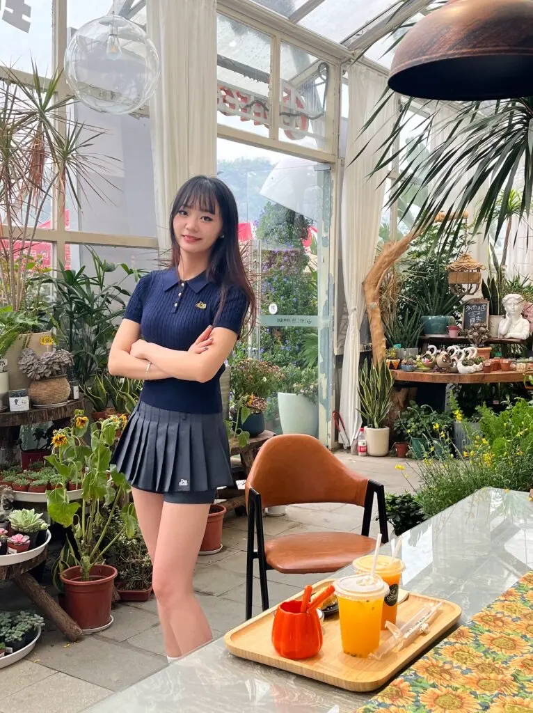 [RosaRosa]刺绣短款A字型百褶裙夏季显瘦百搭半身裙短裙女