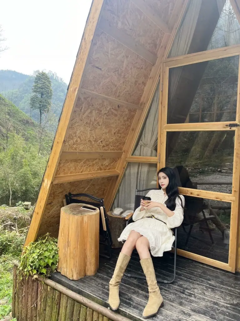 [玲玖]度假风法式小个子别致短裙子绝美系带衬衫波西米亚连衣裙女夏