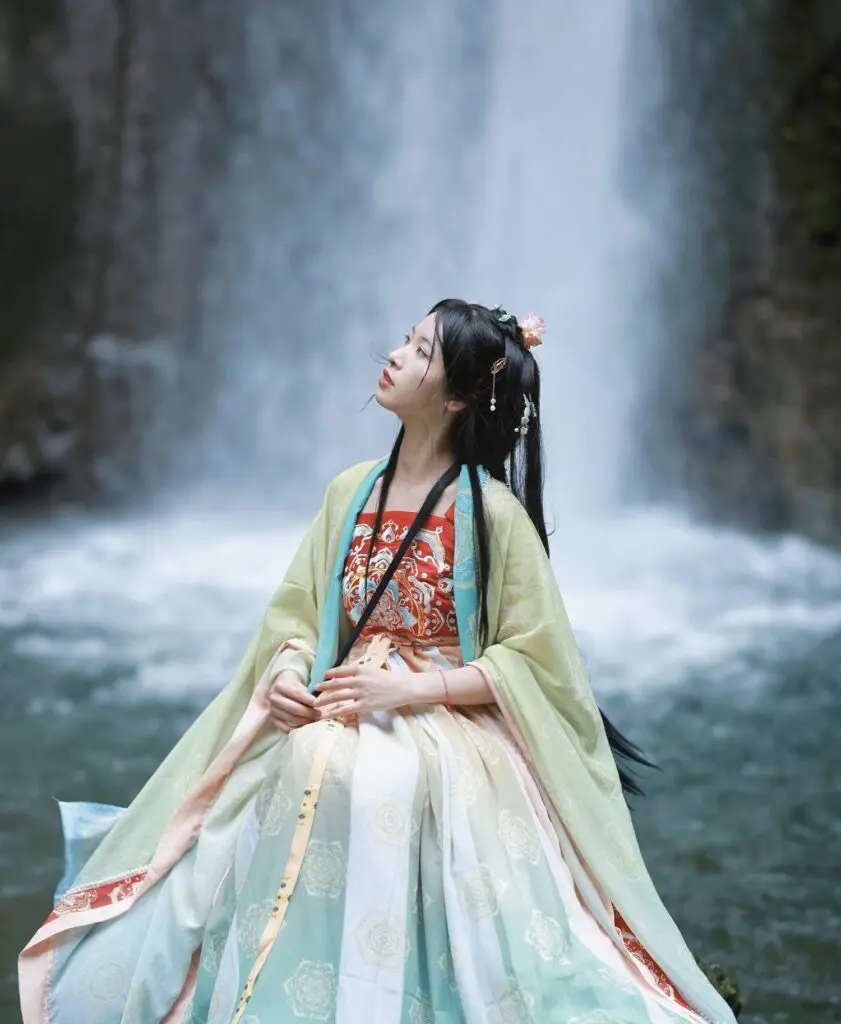 [玉品尚丝]战国袍汉服假发一体式古风假发头饰魏晋风发髻古装假发包马面裙女