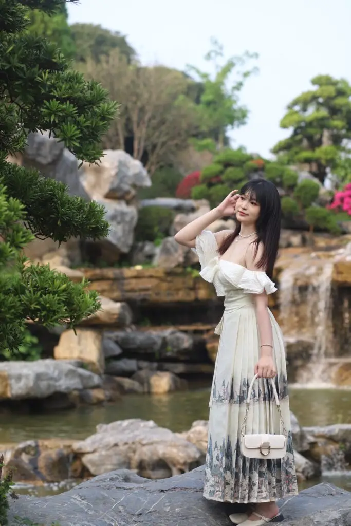 [五五年原创汉服]千里江山 明制汉服织金妆花马面裙布料国风新中式显瘦日常少女