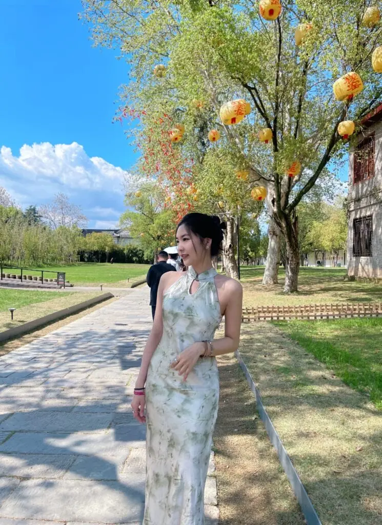 [SEE YOU TOMORROW]复古性感 新中式改良缎面旗袍连衣裙女高级感国风修身显瘦长裙