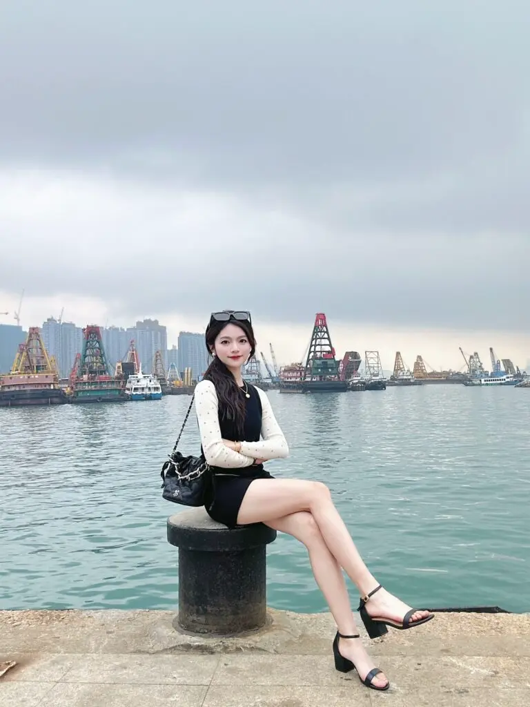 [ROCKEGIRL/洛克女郎]夏季法式高跟鞋sw真皮黑色低跟中跟粗跟一字带凉鞋女