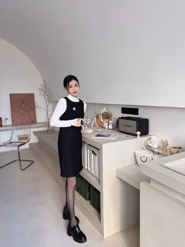 [莎莎苏]伯德小姐夏季英伦风系带高跟粗跟厚底乐福鞋女小皮鞋单鞋