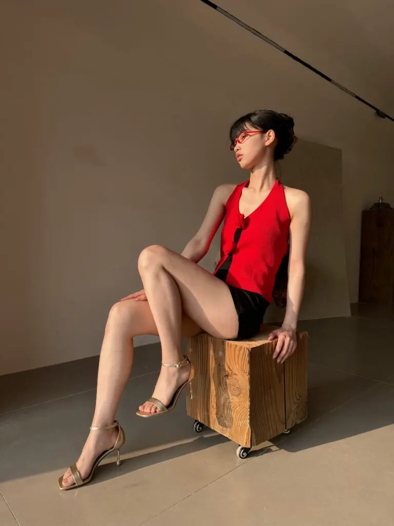 [Belle/百丽]情人节礼物刘雯同款女鞋子细高跟鞋花样年华凉鞋女款