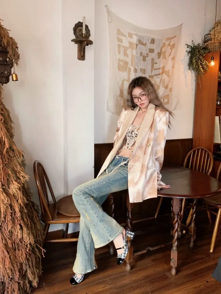 CHARLES&KEITH CK1-60361507法式方头玛丽珍鞋