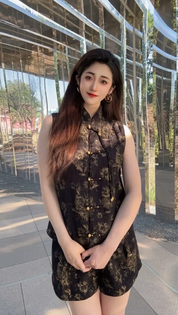 Lilylikes"春颂·晚暮川"老钱新中式金丝玫瑰提花3层重工国风套装