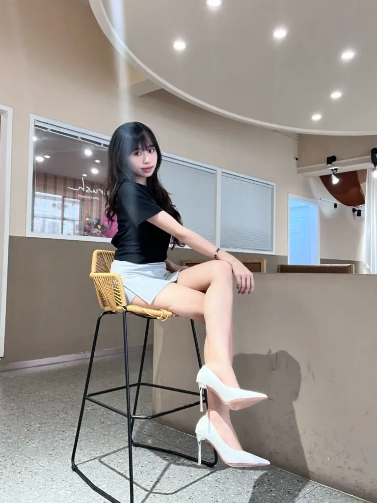 隔壁王先生 白色高跟鞋高级感职业气质女神范配礼服不累脚细跟尖头单鞋女名媛