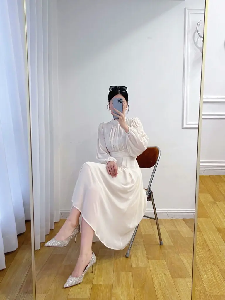 酒杯鞋Tata他她婚鞋新娘鞋伴娘鞋宴会高跟鞋女细跟配裙子单鞋