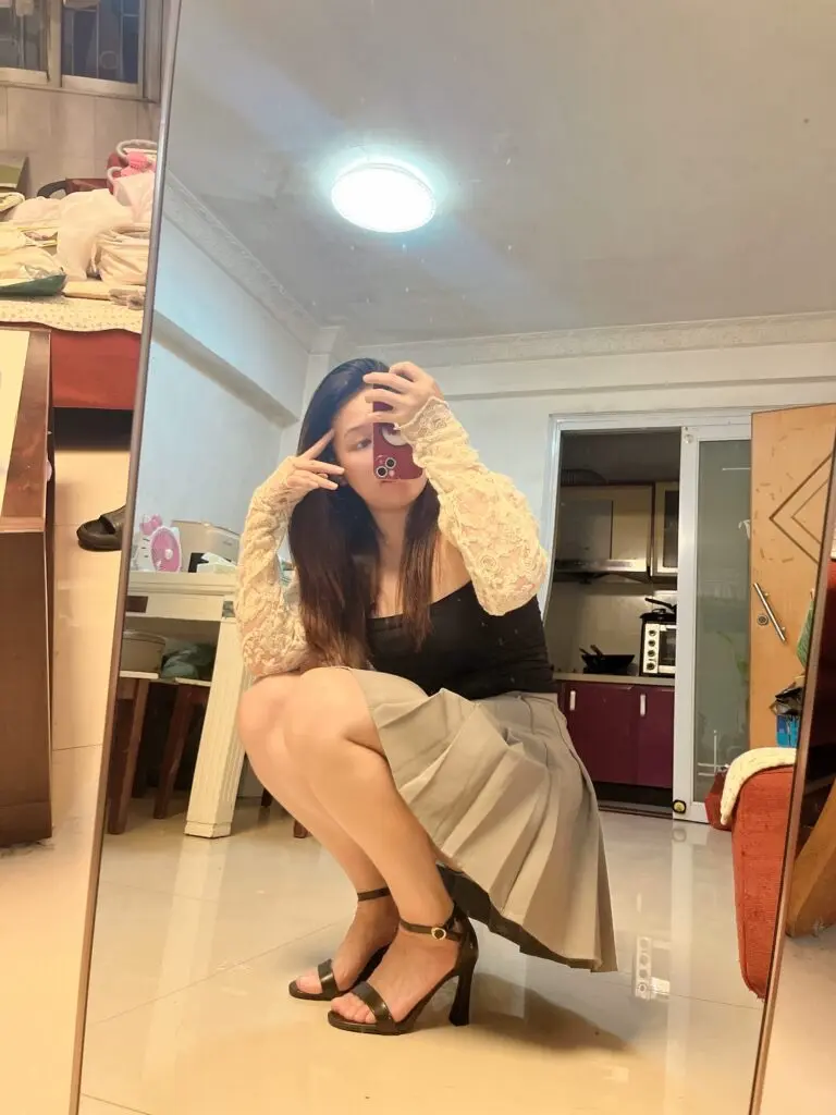 网红SW一字带高跟鞋女真皮露趾粗跟凉鞋不累脚配裙子