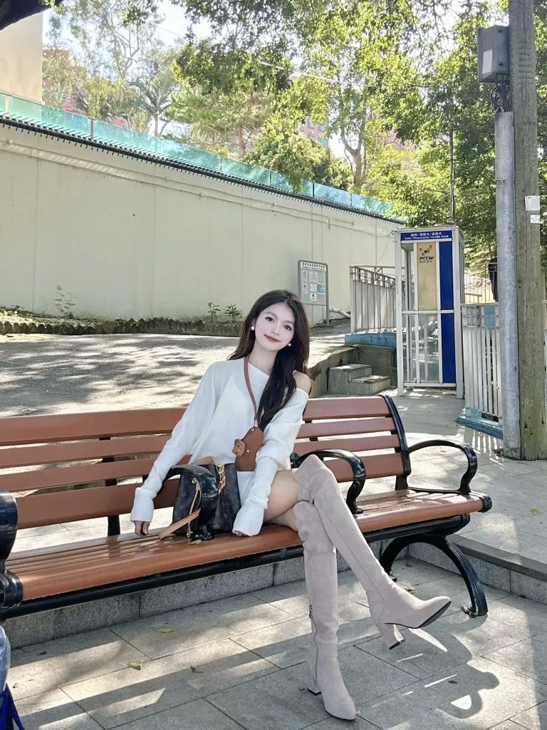 过膝长靴女靴子春秋5050高跟骑士靴长筒靴高筒弹力靴冬季显瘦粗腿