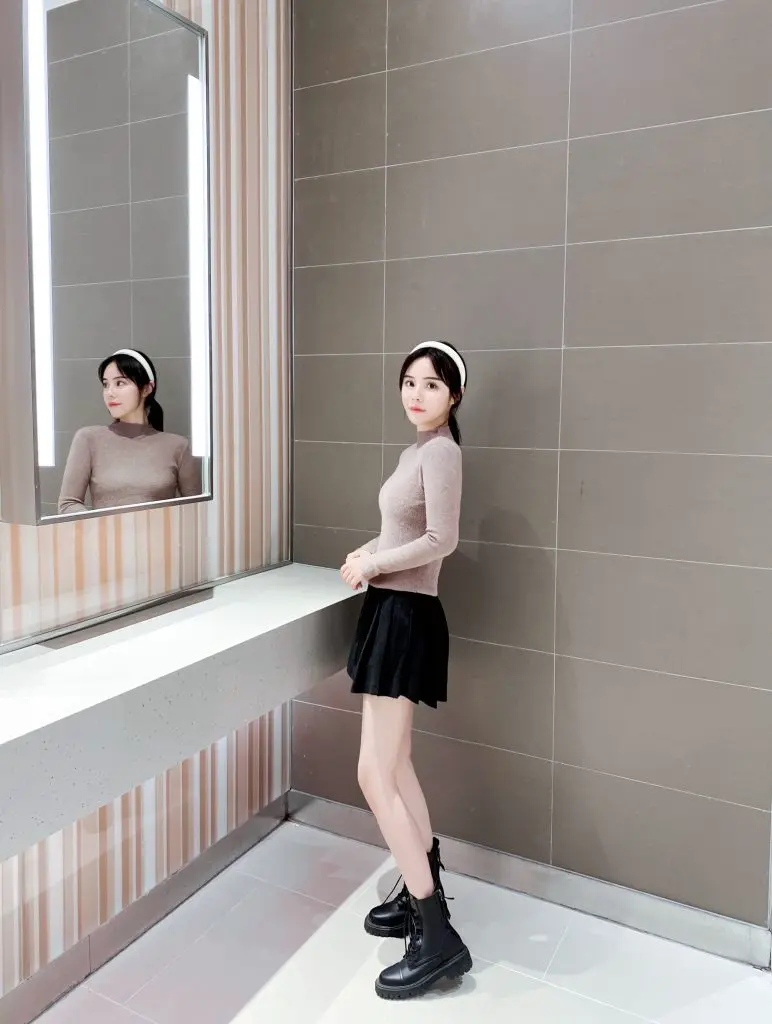 真皮马丁靴女春秋内增高小个子短靴厚底英伦风显瘦中筒靴