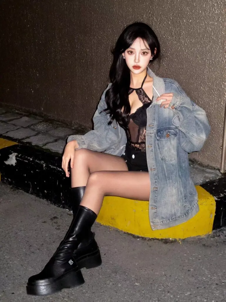 鹿叔：绝绝内搭*连体衣女性感夏季薄款纯欲辣妹蕾丝高腰辣妹打底