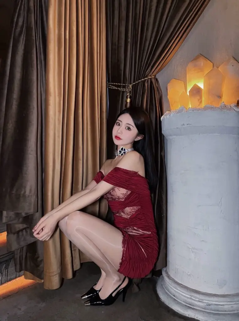 涞觅「极光纯享」中腰油亮无缝丝袜女薄款夏季性感无痕开裆连裤袜