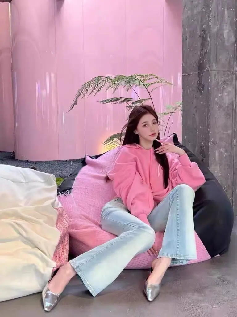 尖头细跟欧美时尚包头拖鞋中跟半拖百搭韩版高跟凉拖