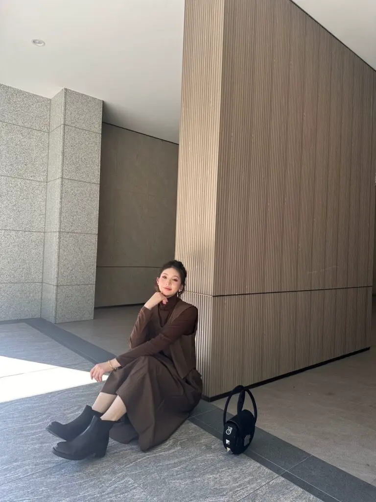 小桃同款73hours女鞋夜游巴士秋冬季两穿切尔西长筒骑士靴女