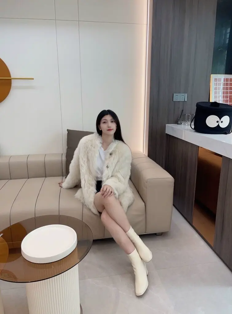 马丁靴女单靴厚底粗跟英伦短靴英伦百搭休闲真皮女靴