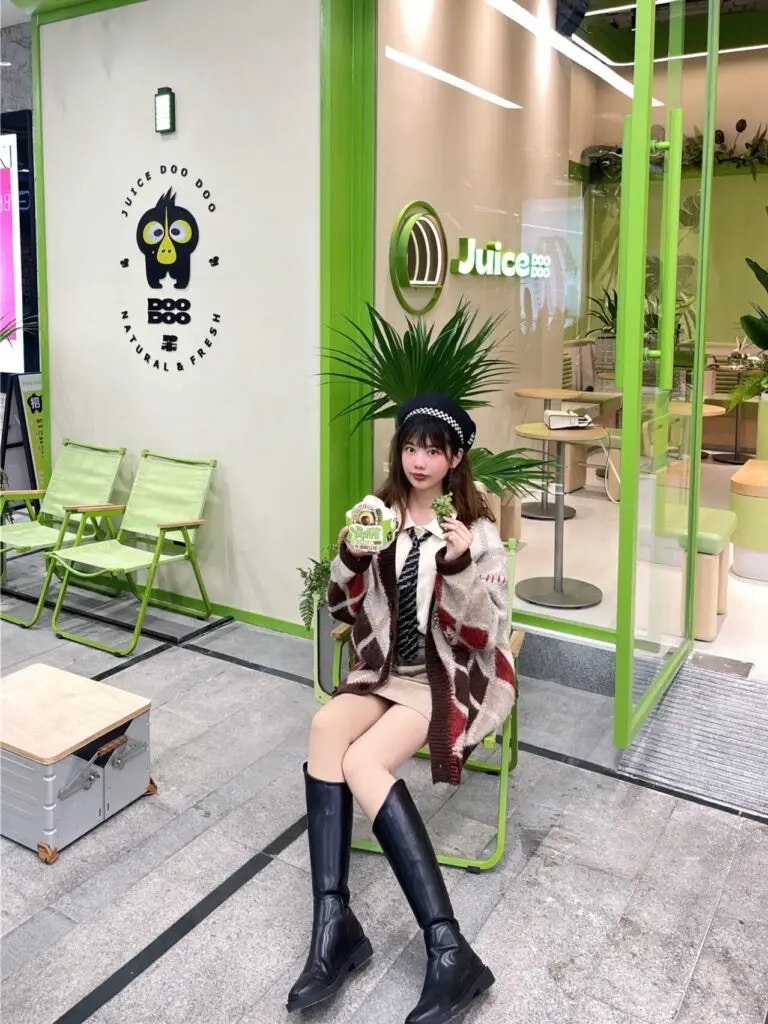 莫欣欣 菱格开衫毛衣外套女春季慵懒设计感宽松休闲上衣针织衫