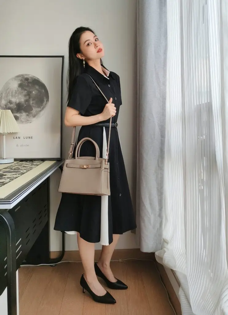 [7or9]女鞋裸色高跟鞋白大码婚鞋尖头羊皮舒适通勤职业浅口单鞋茉莉