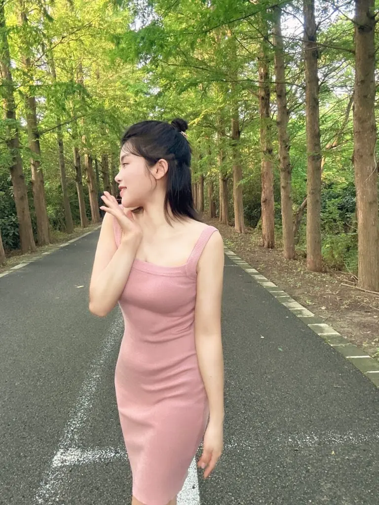 [陌纯]针织吊带连衣裙女春夏辣妹纯欲内搭打底短裙紧身性感包臀背心裙子