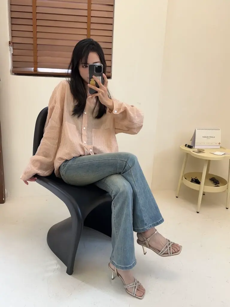 【papi酱|黄羿同款】幻梦星光千百度时装凉鞋女夏季高跟鞋一字带