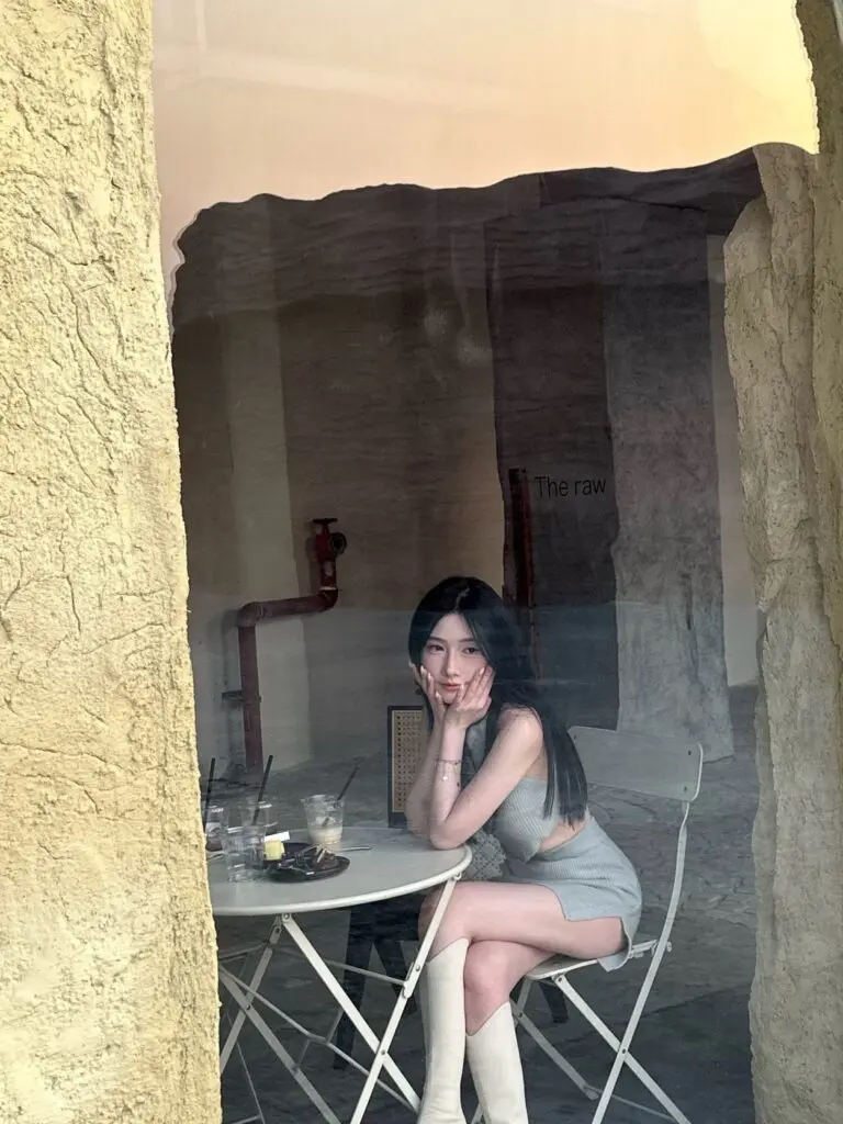 [匠逅JIANGHOU]羊皮鞋~奶油白小香风高跟靴厚底瘦瘦弹力靴高筒靴子女显腿细