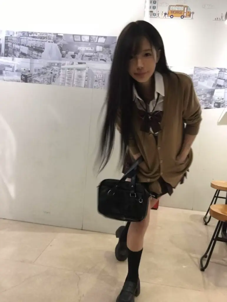 [古与谷真皮集市]内增高单鞋粗跟高跟乐福鞋cos增高鞋矮子乐黑色小皮鞋超厚底女鞋