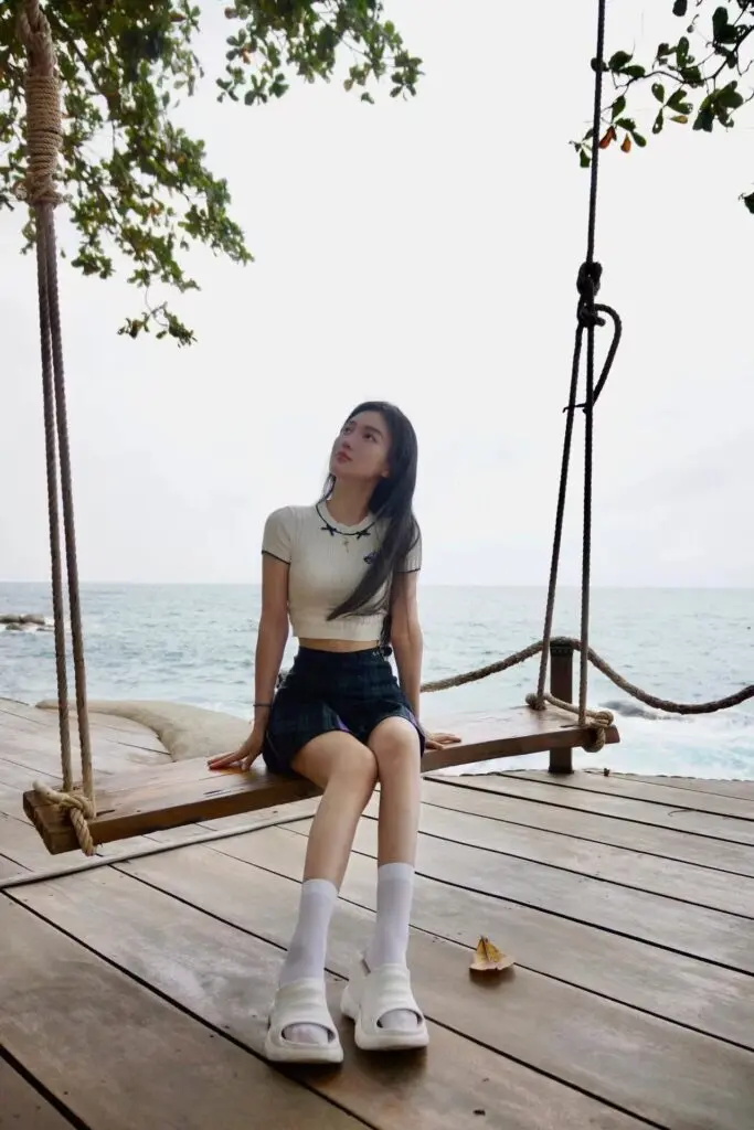 [佳思晴]法式小香学院风两件套装女夏款小个子气质高级感美式甜辣百褶裙子