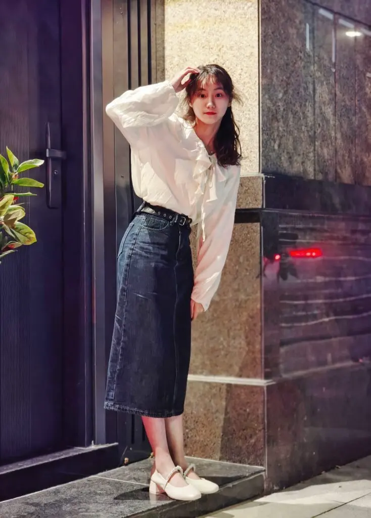 「TATA他她」甜心玛丽珍鞋女鞋高跟粗跟小皮鞋女鞋真皮单鞋子7ACC1AQ4